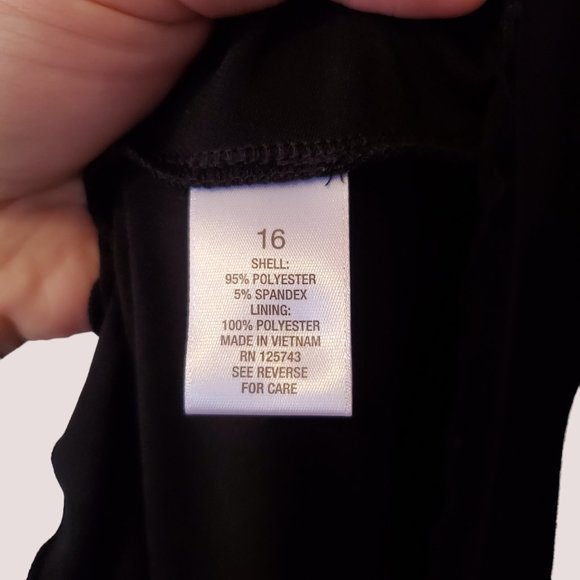 Luxe by Carmen Marc Valvo Faux Wrap Cocktail Dress - Picture 8 of 8